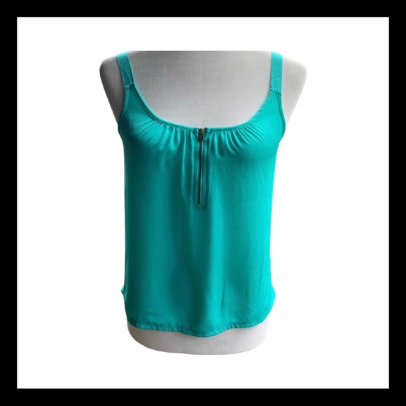 NWOT Express Teal Tank Top XS - Picture 1 of 8